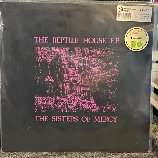 The Sisters Of Mercy - The Reptile House E.P. (RSD23 Grey Smokey) Vintage Vinyl EP A vinyl record sleeve for 'The Reptile House E.P.