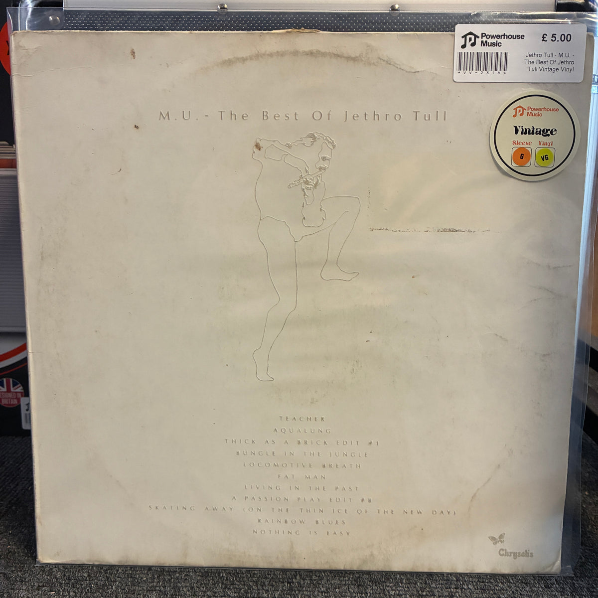 Jethro Tull - M.U. - The Best Of Jethro Tull Vintage Vinyl LP M.U.