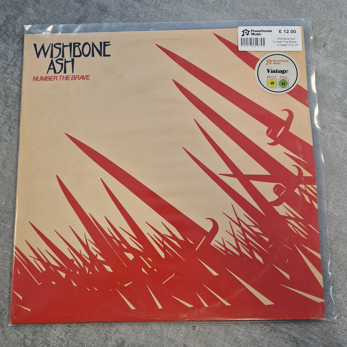Wishbone Ash - Number The Brave  Vintage Vinyl LP