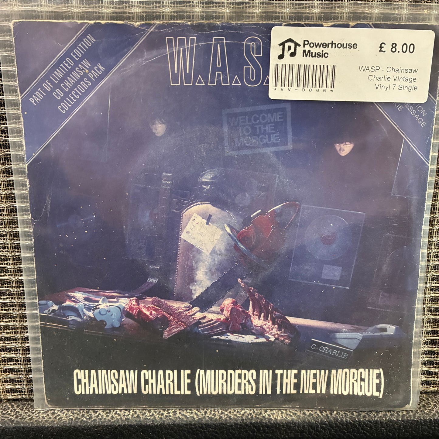 WASP - Chainsaw Charlie Vintage Vinyl 7" Single