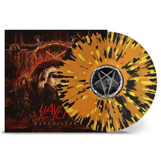Slayer - Repentless (Transparent Orange w/ Yellow Black Splatter) Vinyl