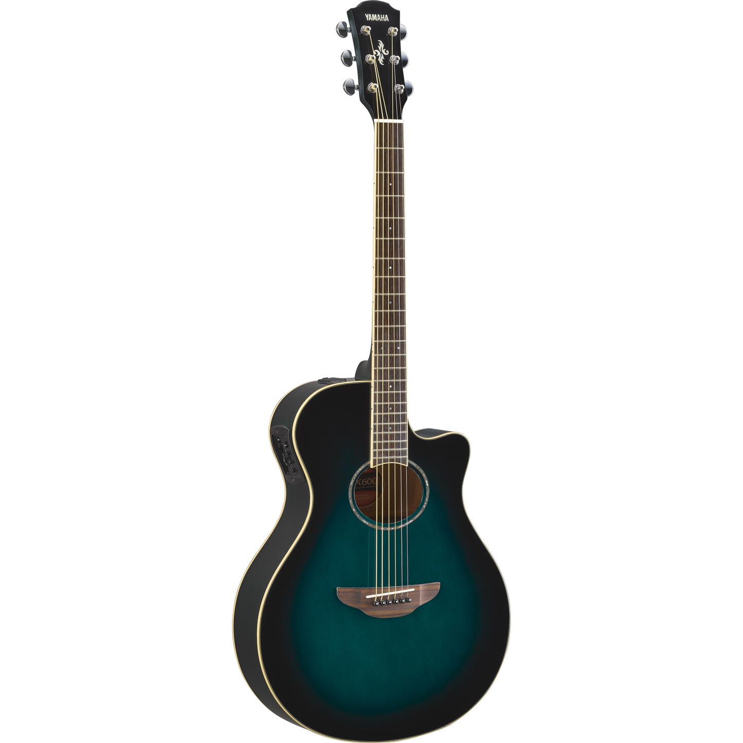 Yamaha APX600 Electro-Acoustic Guitar – Oriental Blue Burst Front