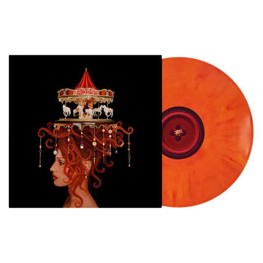 Absolutely - Paracosm Vinyl record with a cover featuring a carousel design on a woman's head.