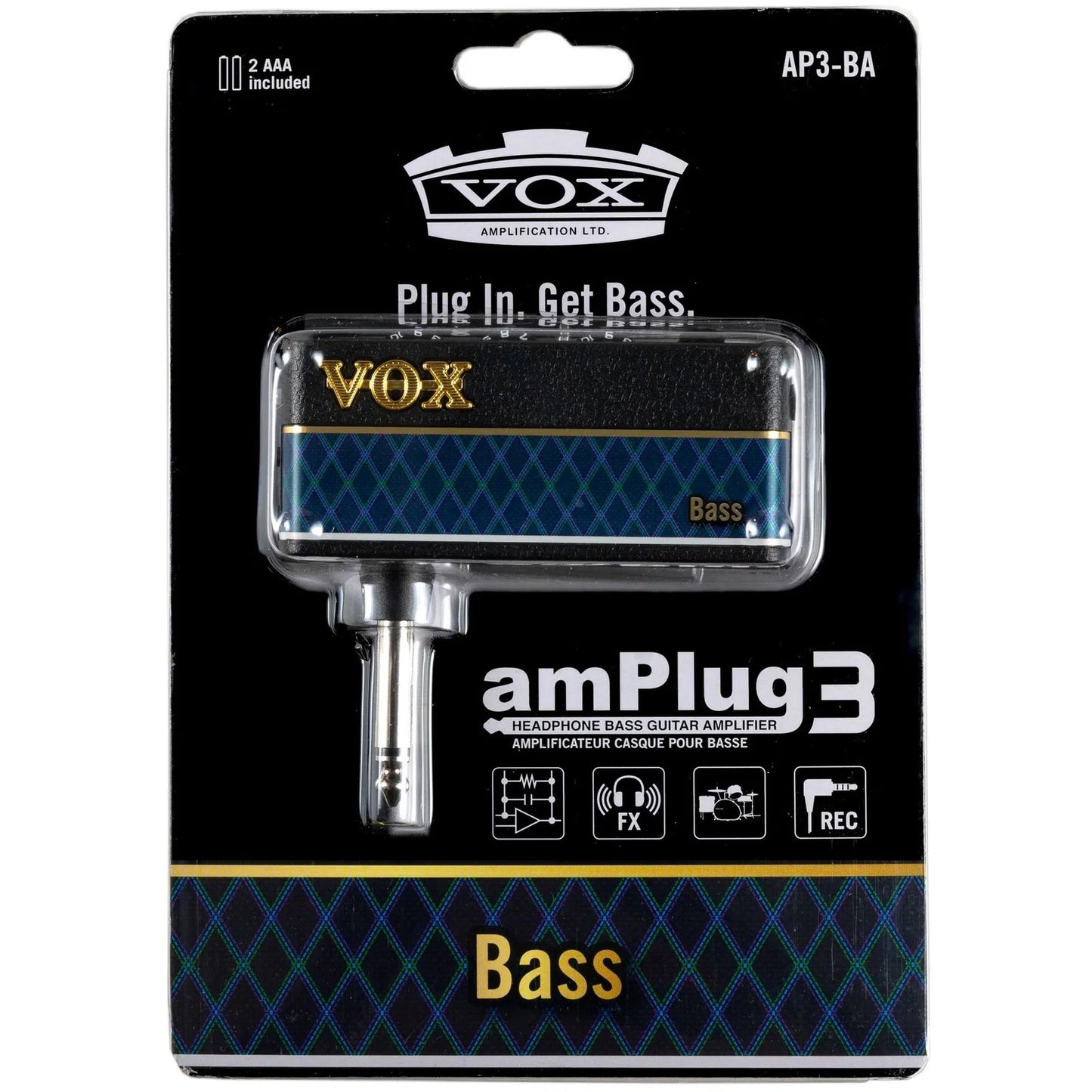 Vox amPlug3 Bass Headphone Amp