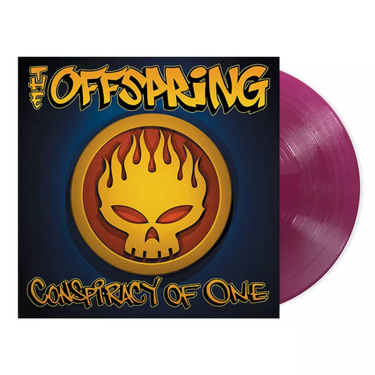 The Offspring - Conspiracy of One Vinyl record with 'The Offspring' album cover featuring a skull and flames design.