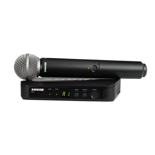 Shure BLX24UK/SM58 Wireless Vocal System with SM58 Microphone