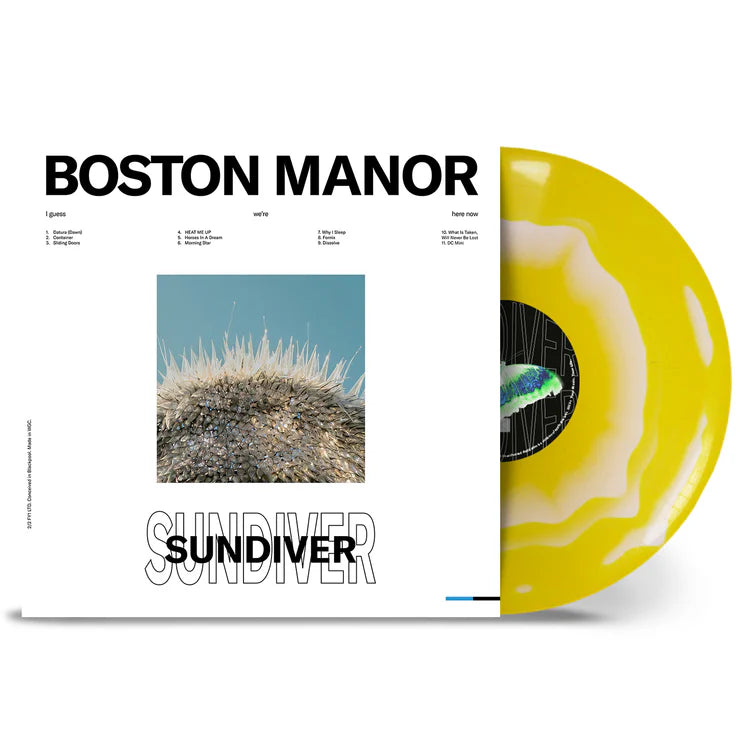 Boston Manor - Sundiver (Limited Edition 1 of 500 Yellow With White Ink Spot) Vinyl