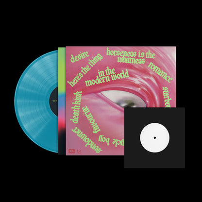 Fontaines D.C. - Romance (Bonus Edition) (Turqoise Blue / Black) Vinyl & 7" Single