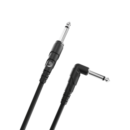 D'Addario Classic Series Instrument Cable Right Angle Plug - 10ft