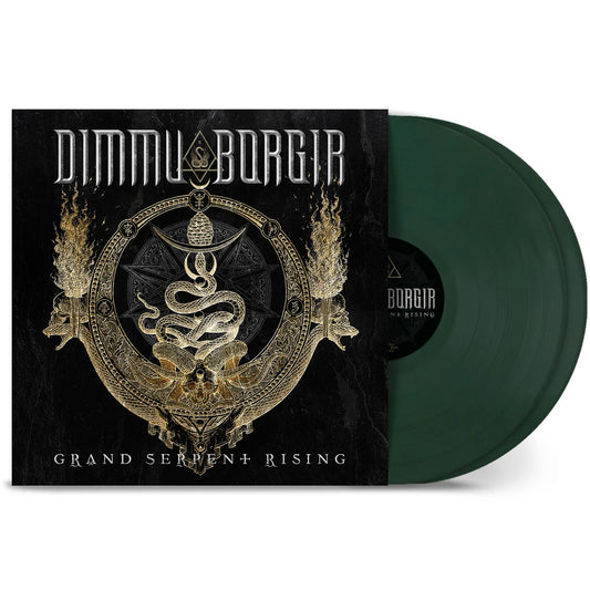 Dimmu Borgir - Grand Serpent Rising (Green) Vinyl Vinyl record with ornate cover featuring 'Dimmu Borgir' and 'Grand Serpent Rising'.