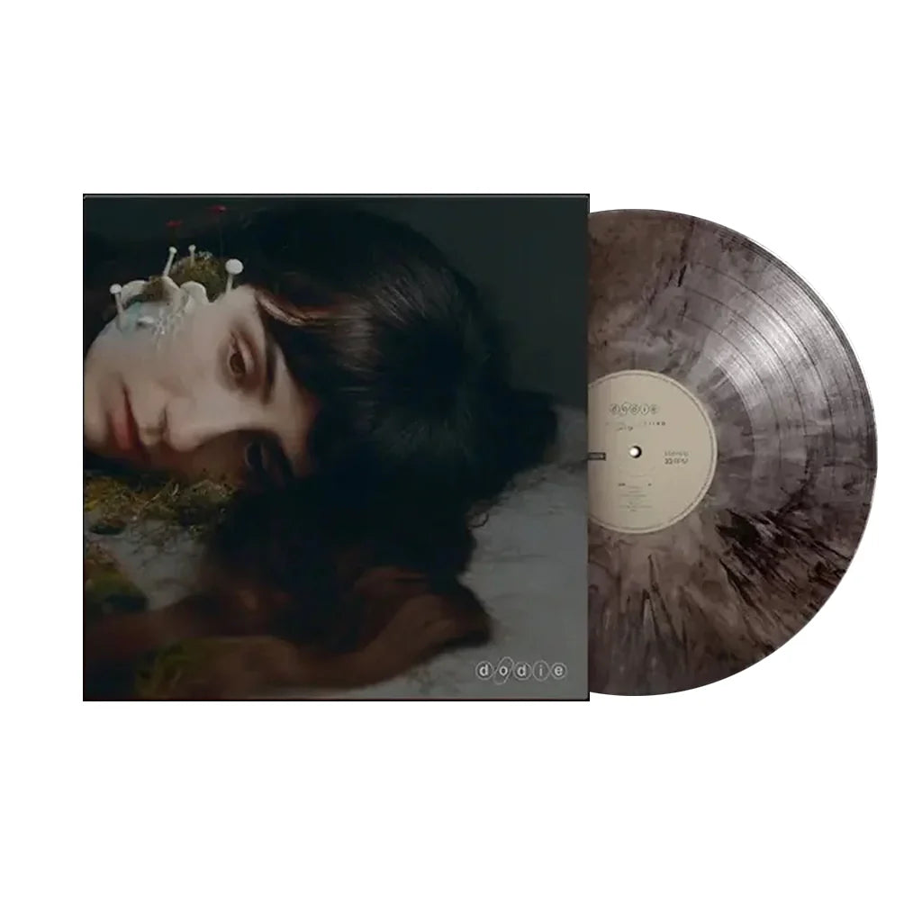 dodie - not for lack of trying Vinyl record with a cover featuring a person with a crown and a snail.