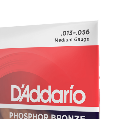 D'Addario EJ17 Phosphor Bronze Acoustic Guitar Strings - Medium 13-56
