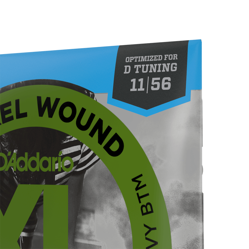 D'Addario EXL117 Nickel Wound Electric Guitar Strings - Medium Top/Extra-Heavy Bottom 11-56