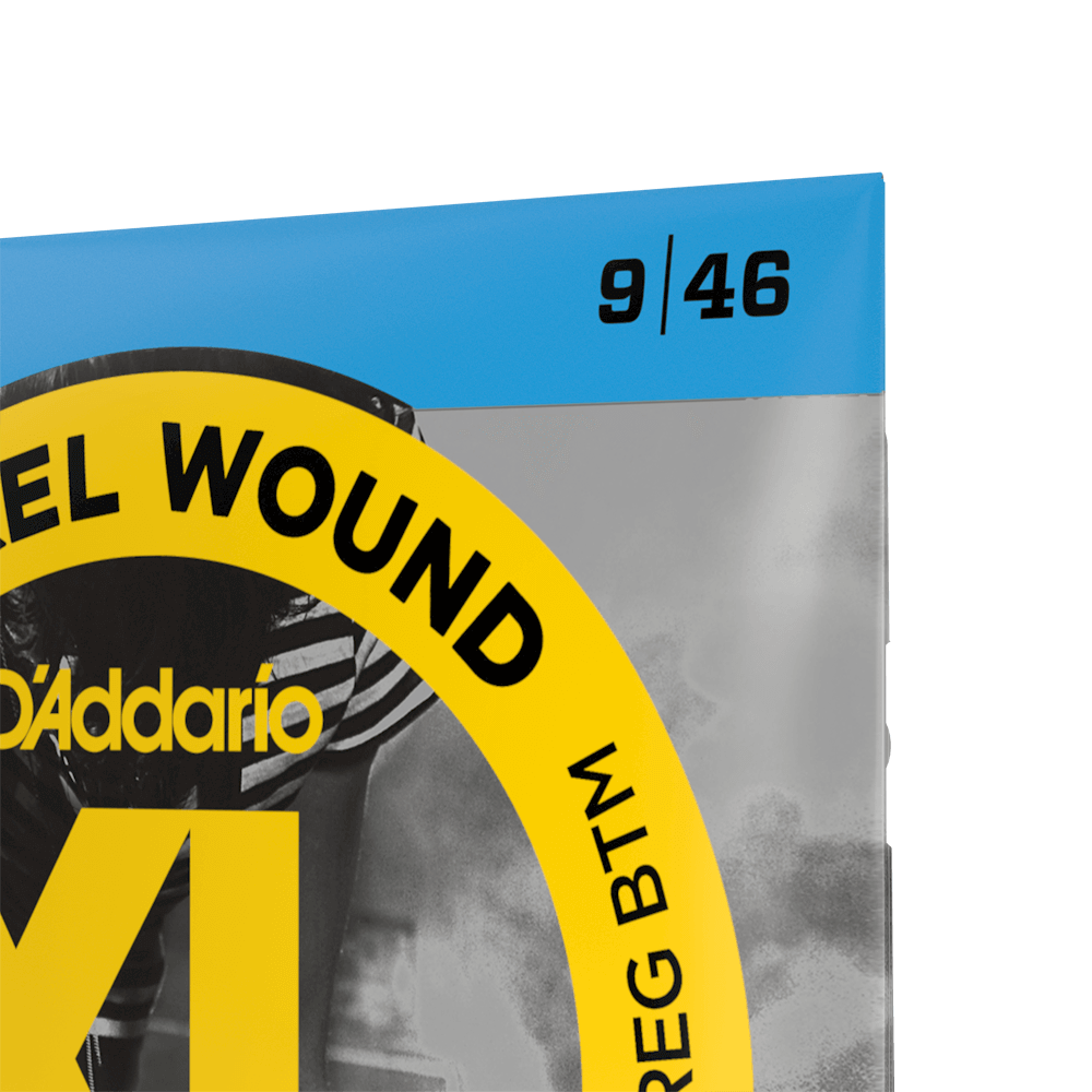 D'Addario EXL125 Nickel Wound Electric Guitar Strings - Super Light Top/ Regular Bottom 09-46