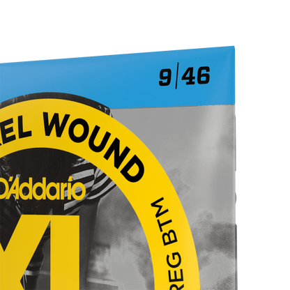D'Addario EXL125 Nickel Wound Electric Guitar Strings - Super Light Top/ Regular Bottom 09-46