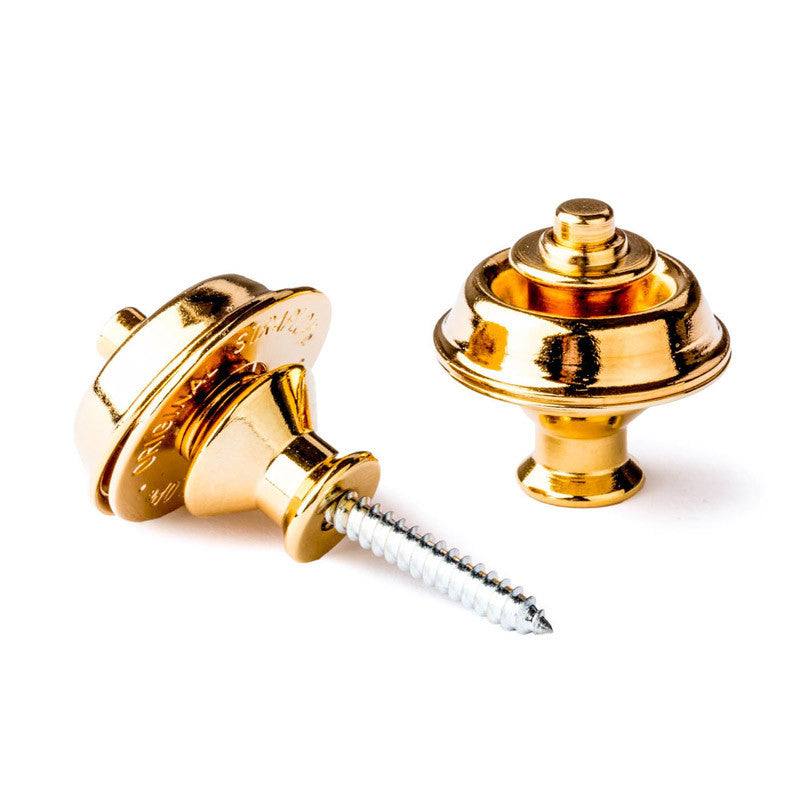 Dunlop Dual Design Straplock Set - Gold