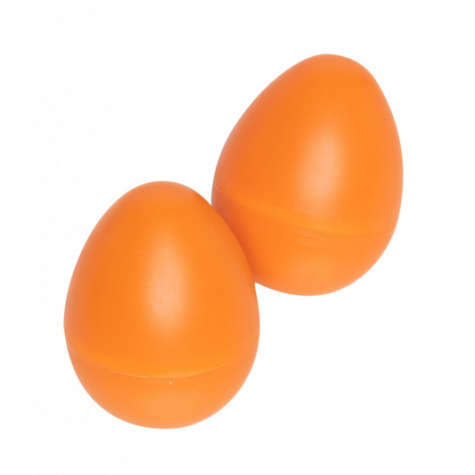 Stagg EGG-2 OR 1 3/8oz Egg Shakers - Orange (2 Pack)