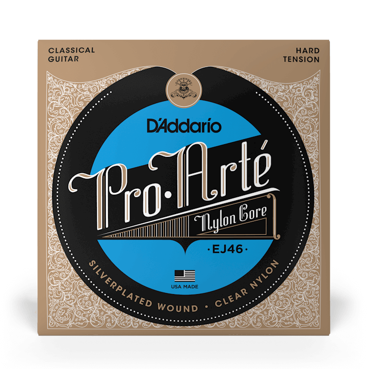 D'Addario EJ46 Pro-Arte Nylon Classical Guitar Strings - Hard Tension