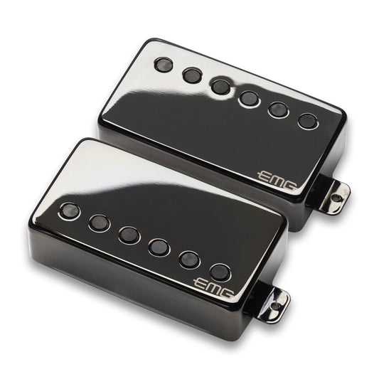 EMG James Hetfield Active Humbucker Pickup Set - Brushed Black Chrome