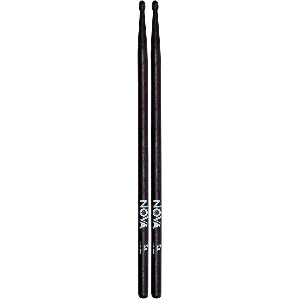 Vic Firth Nova Wood Tip 5A Drumsticks - Black