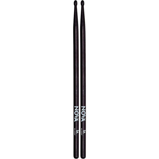 Vic Firth Nova Wood Tip 5A Drumsticks - Black