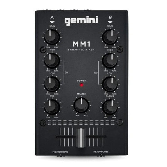 Gemini MM1 Two-Channel Compact Mixer