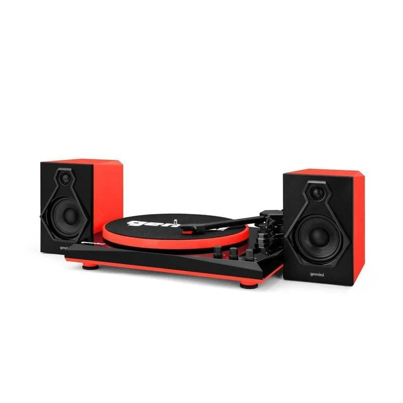 Gemini TT-900 Bluetooth Stereo Turntable System - Red