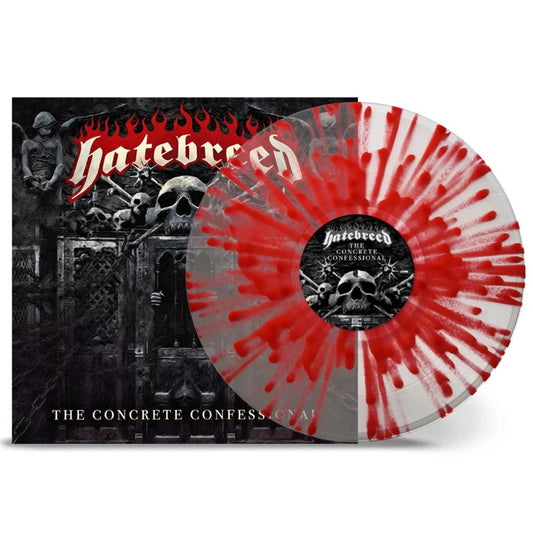 Hatebreed - The Concrete Confessional (Clear Red Splatter) Vinyl