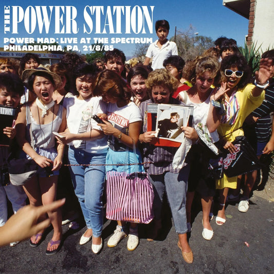 The Power Station - Power Mad: Live at the Spectrum, Philadelphia, PA, 21/8/85 Vinyl RSD26 Group of people at a concert with 'The Power Station' album cover