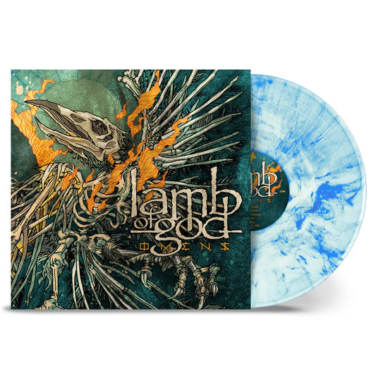 Lamb Of God - Omens (Limited Edition White / Skyblue Marbled) Vinyl