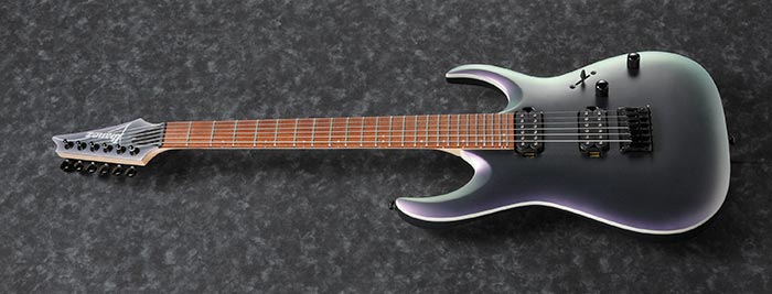 Ibanez RGA42EX Electric guitar on a dark textured background