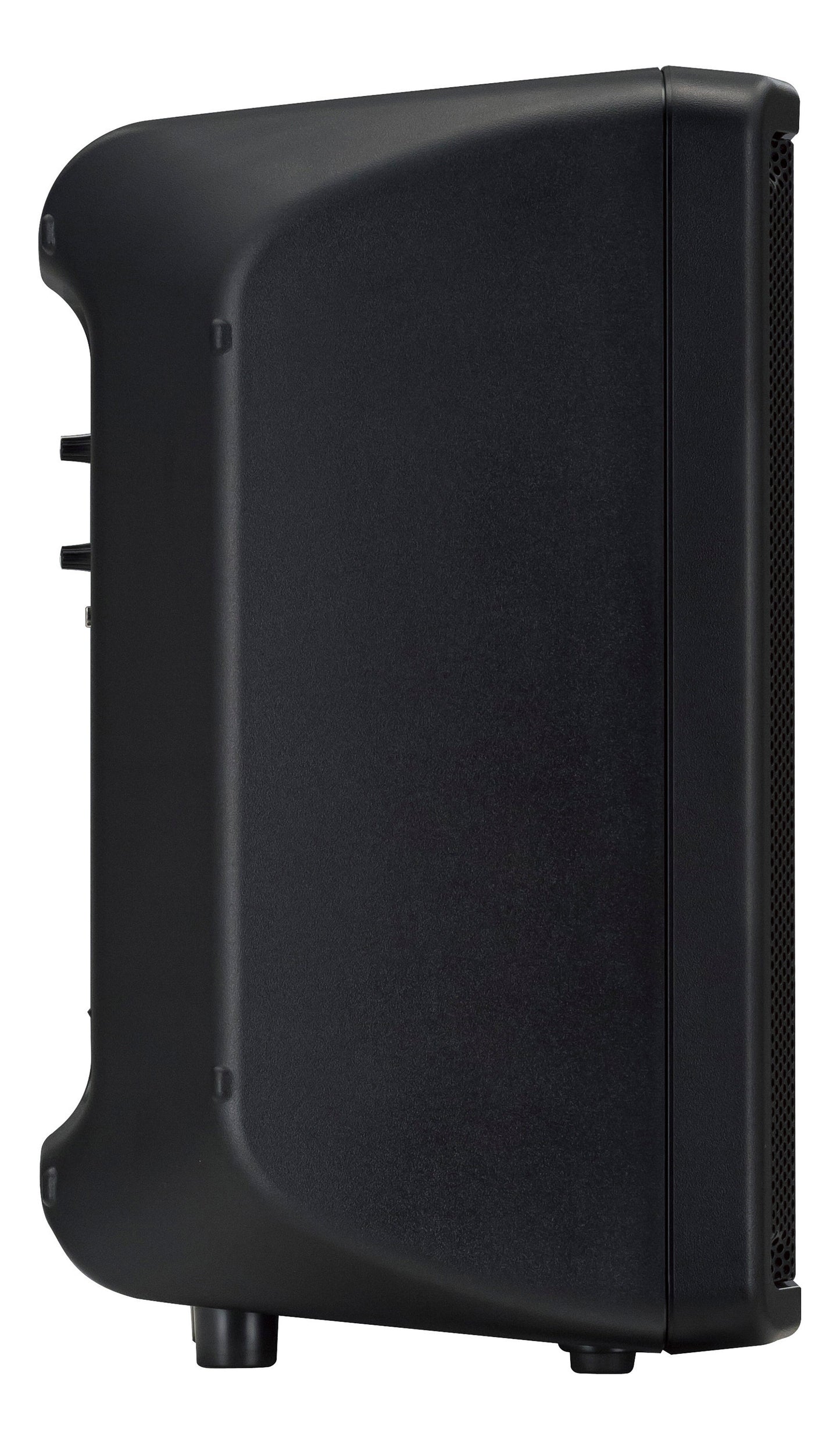 Yamaha DBR10 Black speaker on a white background