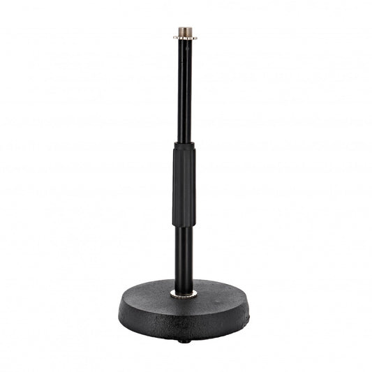 Adam Hall S8BB Tabletop Microphone Stand - Round Base