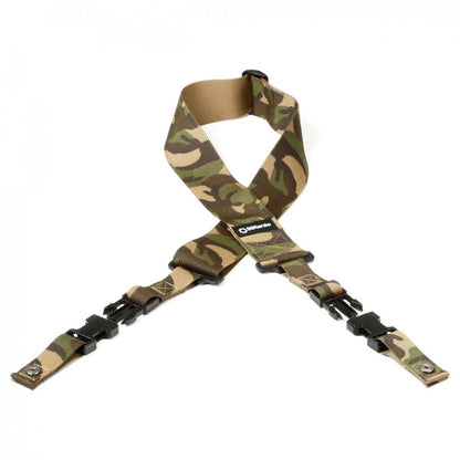 DiMarzio Cliplock Quick Release Guitar Strap - Camo Two