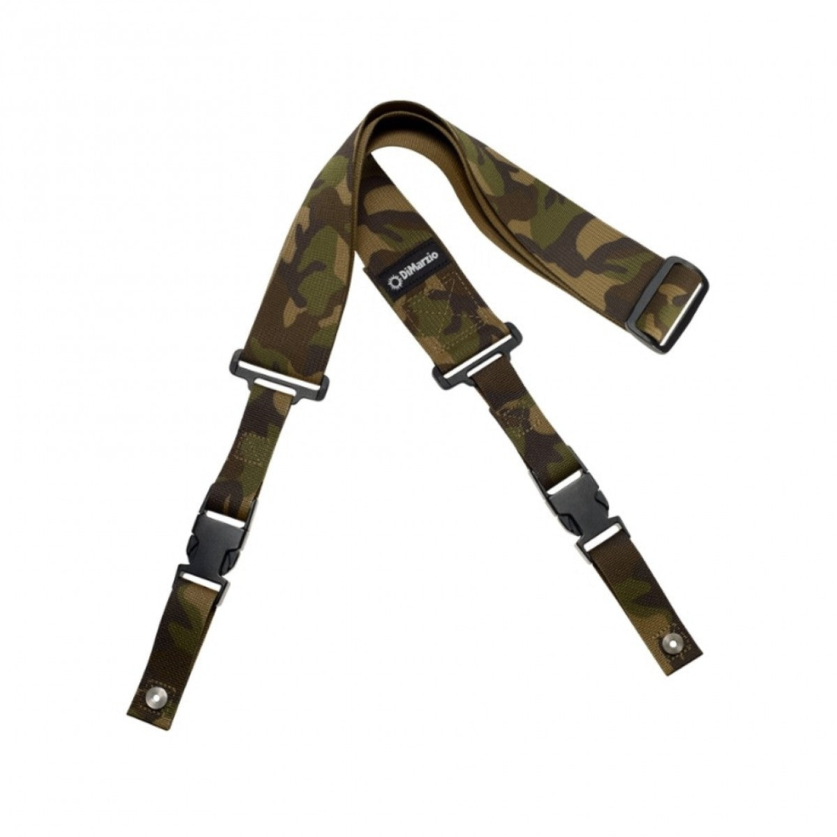 DiMarzio Cliplock Quick Release Guitar Strap - Camo