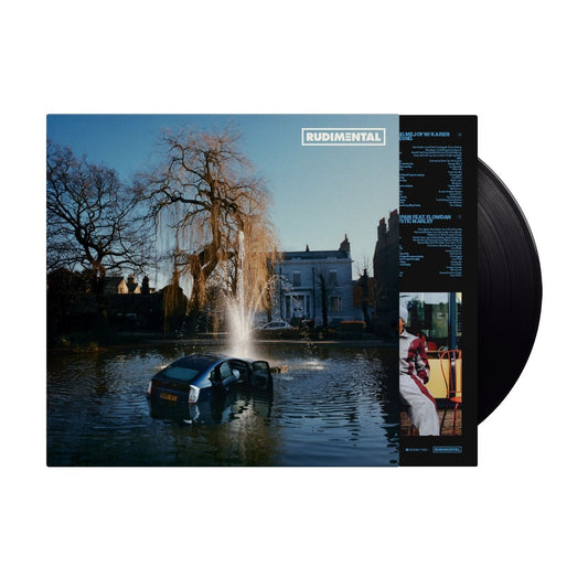 Rudimental - RUDIM3NTAL Vinyl record with a scenic cover featuring a fountain and building.