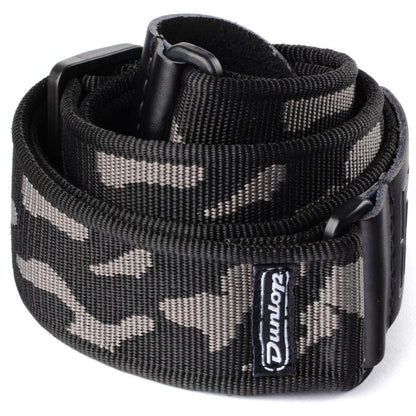 Dunlop Strap - D38-10GY Cammo Grey Rolled Up