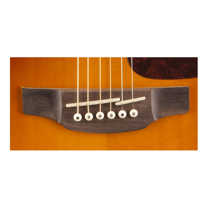Takamine GJ72CE Jumbo Electro Acoustic - Gloss Brown Sunburst Bridge