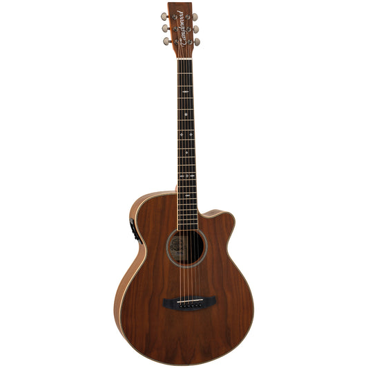 Tanglewood TRU4CEAW Reunion Pro Super Folk Cutaway Electro-Acoustic - Black Walnut