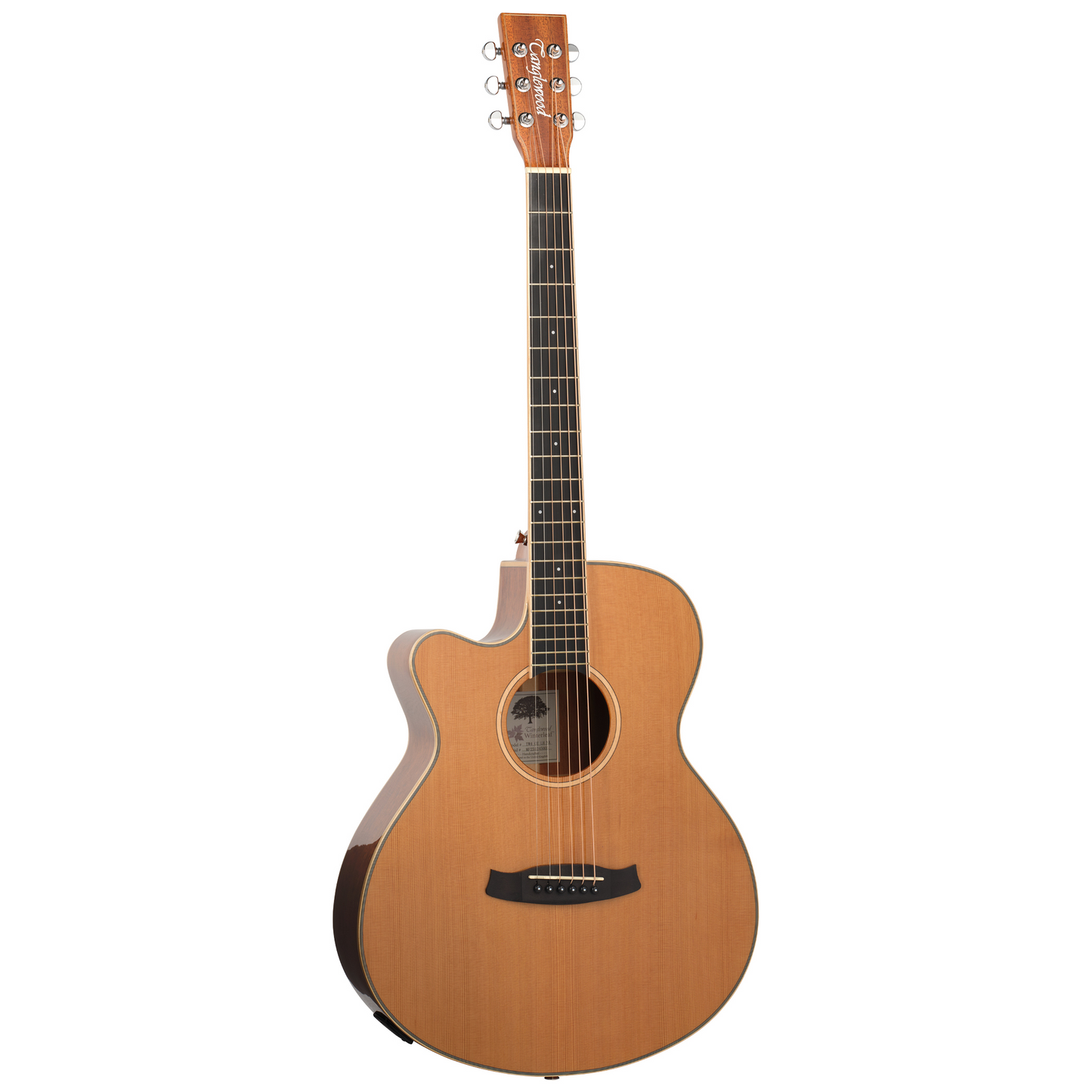 Tanglewood TW4CENALH Winterleaf Super Folk Electro-Acoustic Left-Handed - Natural