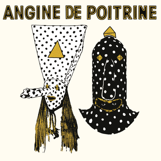 Angine de Poitrine - Vol. I Illustration of a polka dot garment with text 'Angine de Poitrine' on a white background