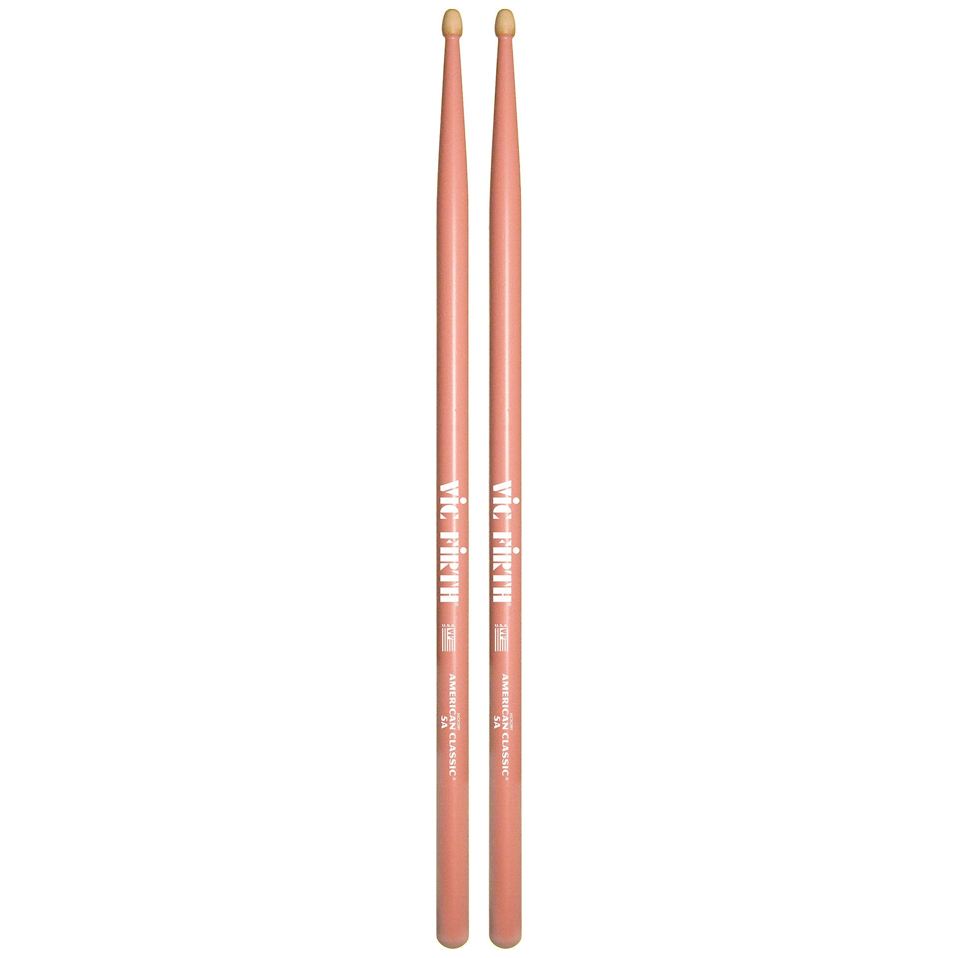 Vic Firth American Classic Hickory 5A Drumsticks - Pink