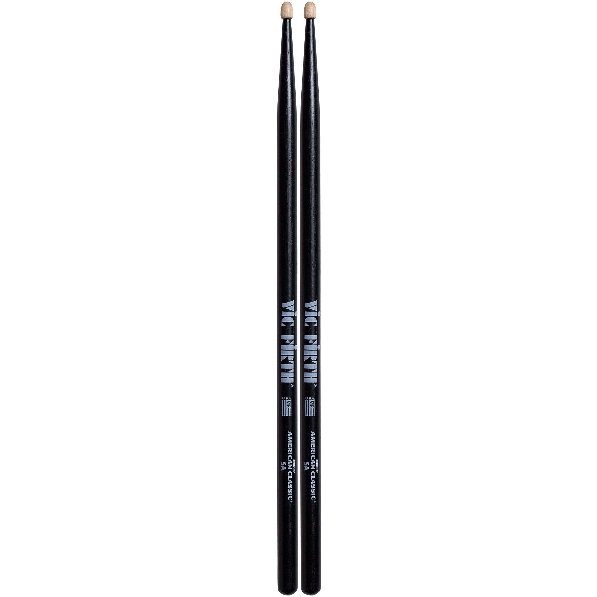 Vic Firth American Classic Hickory 5A Drumsticks - Black